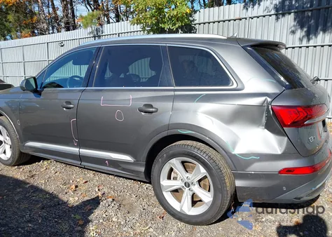 2021 Audi Q7 Premium Plus 45 Tfsi Quattro Tiptronic из США, поврежденный, VIN WA1LJAF72MD013717